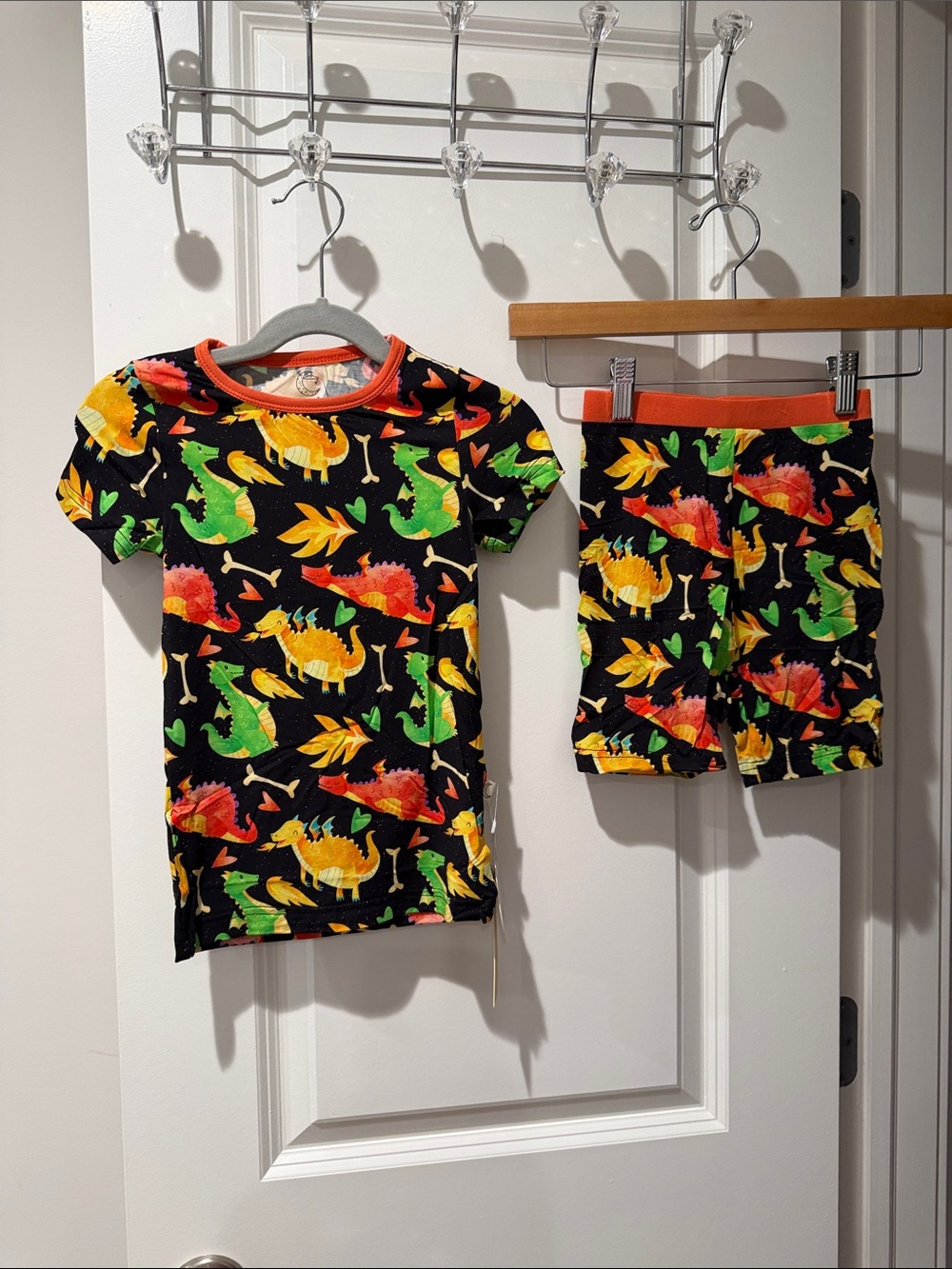 Bamboo Dinosaur Pajama Shorts Set size 4T NWT by Gigi’s Closet